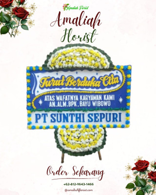 Papan Bunga Duka di Simpang Kramat